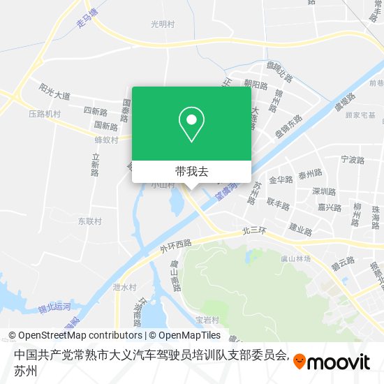 中国共产党常熟市大义汽车驾驶员培训队支部委员会地图
