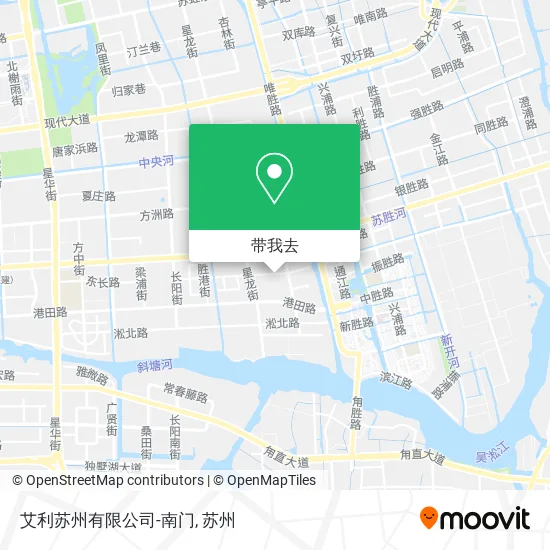 艾利苏州有限公司-南门地图