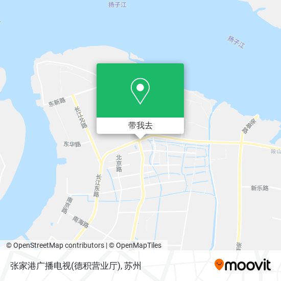 张家港广播电视(德积营业厅)地图