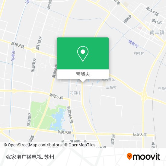 张家港广播电视地图