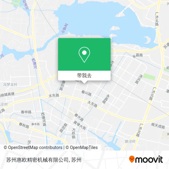 苏州惠欧精密机械有限公司地图
