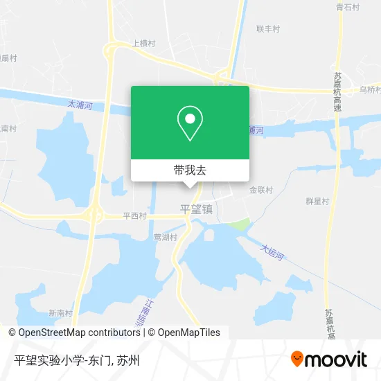 平望实验小学-东门地图