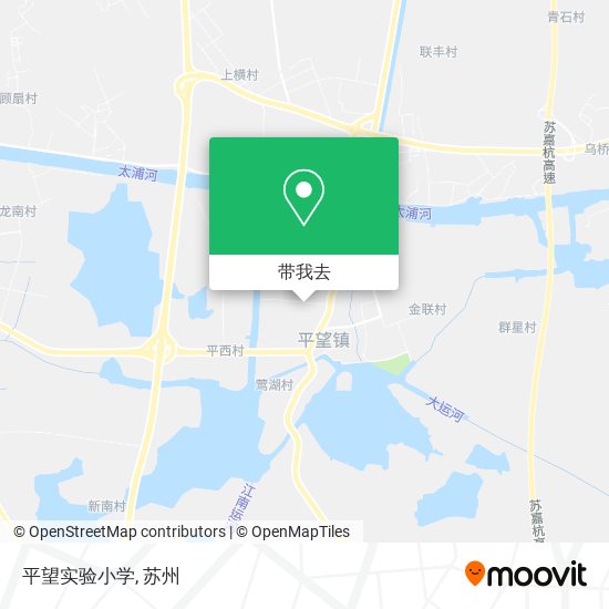 平望实验小学地图