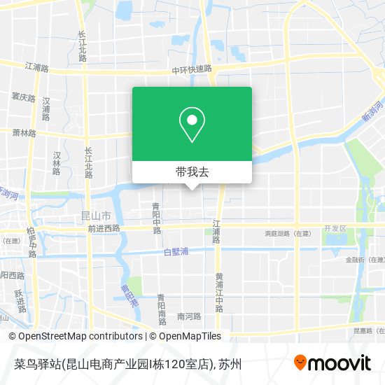 菜鸟驿站(昆山电商产业园I栋120室店)地图