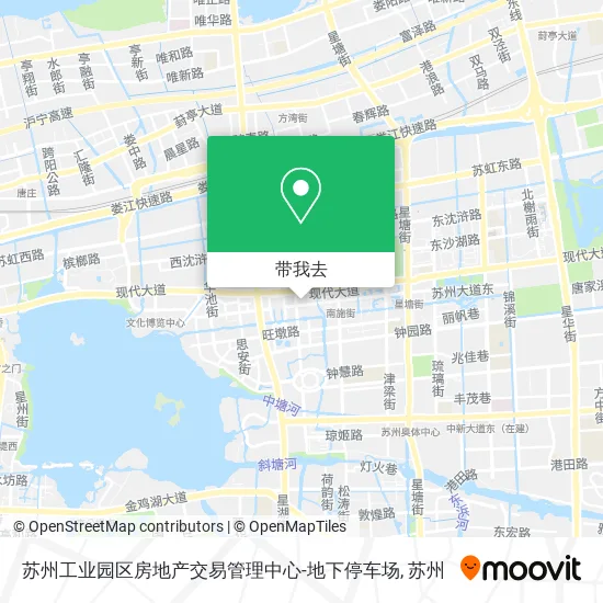 苏州工业园区房地产交易管理中心-地下停车场地图