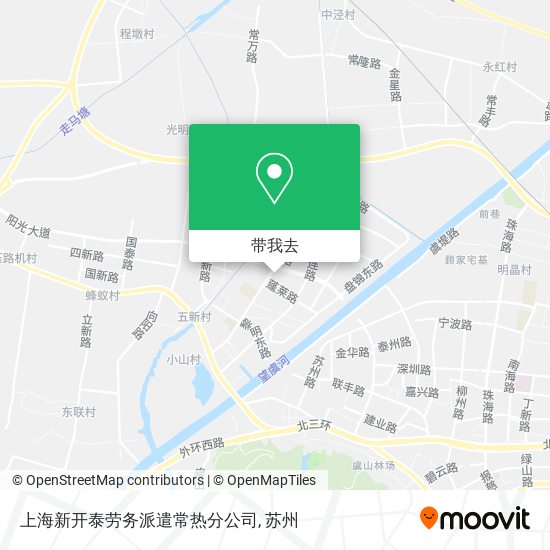 上海新开泰劳务派遣常热分公司地图