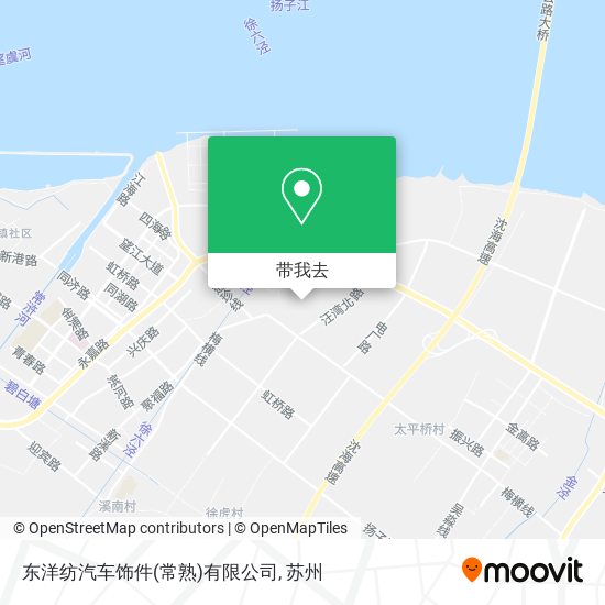 东洋纺汽车饰件(常熟)有限公司地图