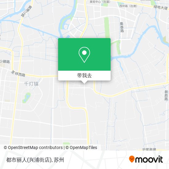 都市丽人(兴浦街店)地图