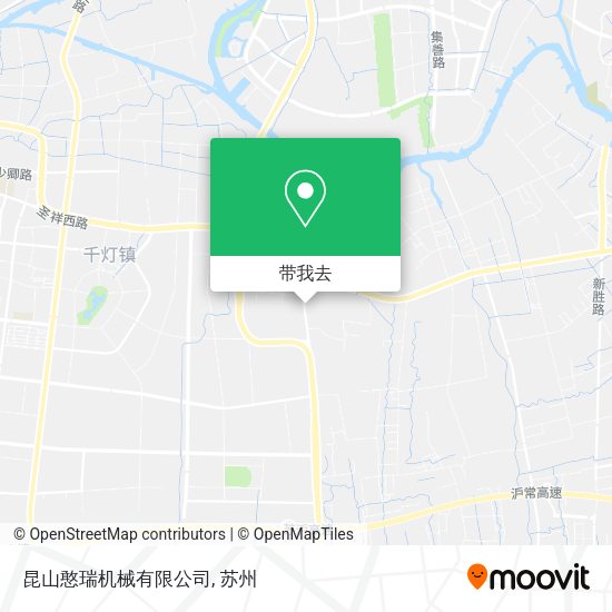 昆山憨瑞机械有限公司地图