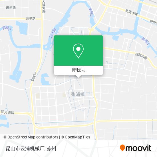 昆山市云浦机械厂地图