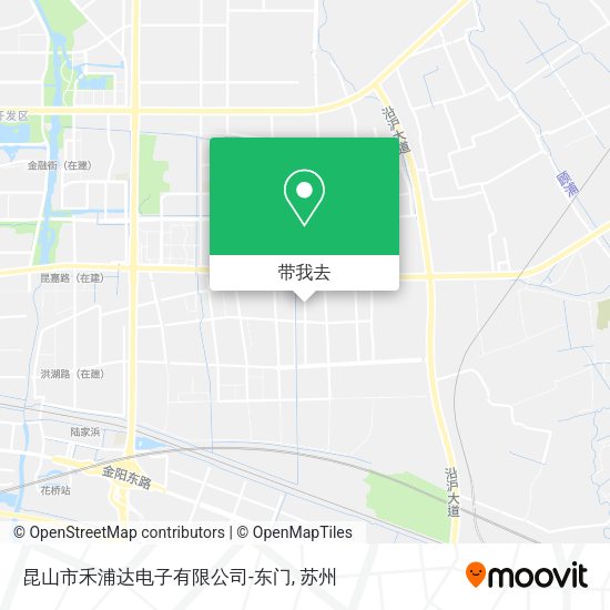 昆山市禾浦达电子有限公司-东门地图