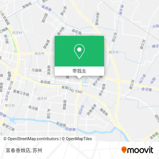 富春香烛店地图