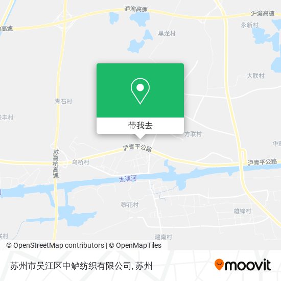 苏州市吴江区中鲈纺织有限公司地图