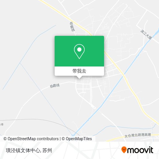 璜泾镇文体中心地图