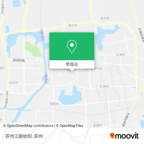 苏州江能纺织地图