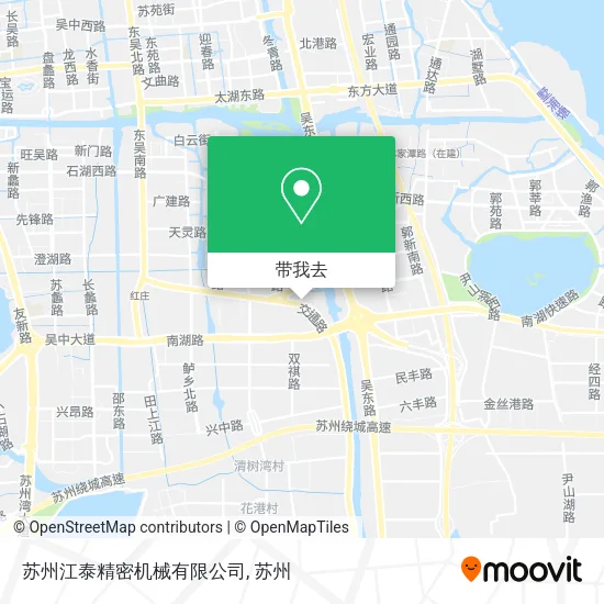 苏州江泰精密机械有限公司地图
