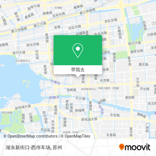 湖东新街口-西停车场地图
