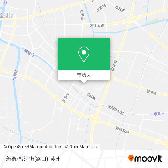 新街/银河街(路口)地图