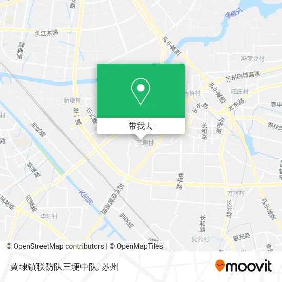 黄埭镇联防队三埂中队地图