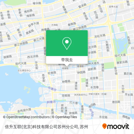 倍升互联(北京)科技有限公司苏州分公司地图