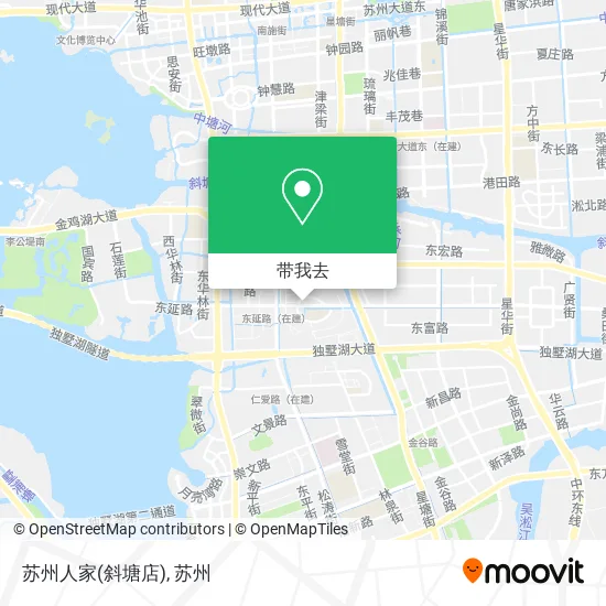 苏州人家(斜塘店)地图