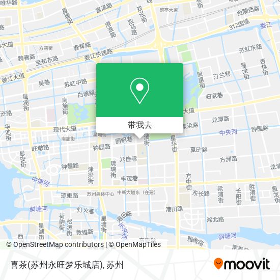 喜茶(苏州永旺梦乐城店)地图