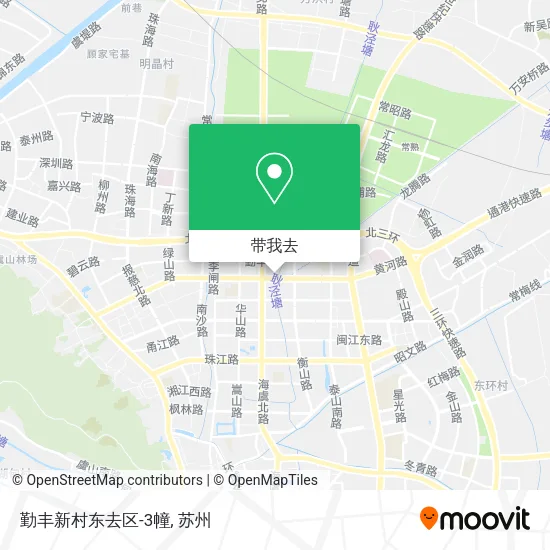 勤丰新村东去区-3幢地图