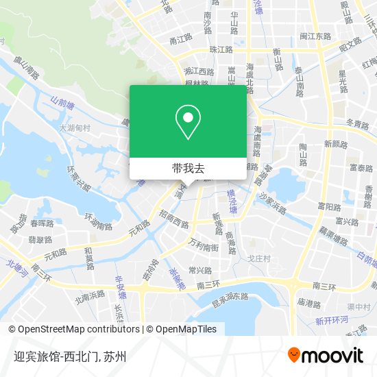 迎宾旅馆-西北门地图