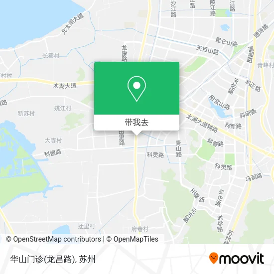 华山门诊(龙昌路)地图