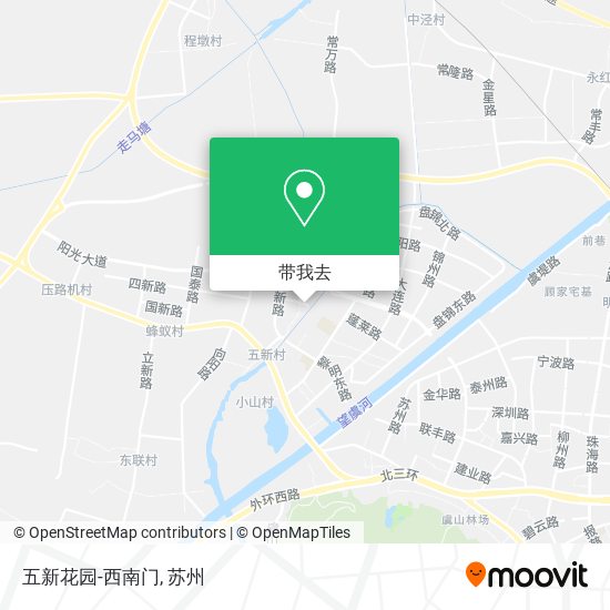 五新花园-西南门地图