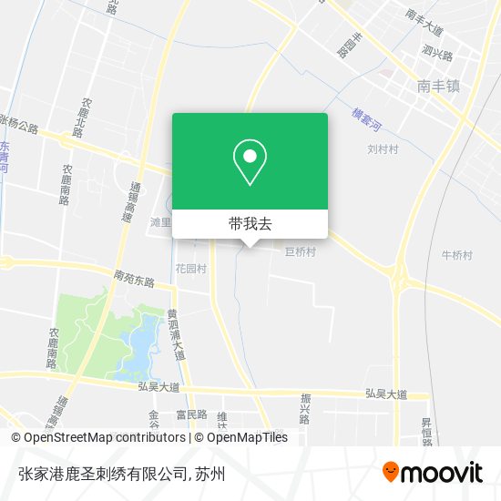 张家港鹿圣刺绣有限公司地图