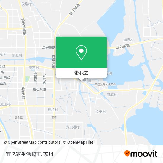 宜亿家生活超市地图