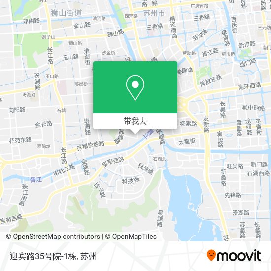 迎宾路35号院-1栋地图