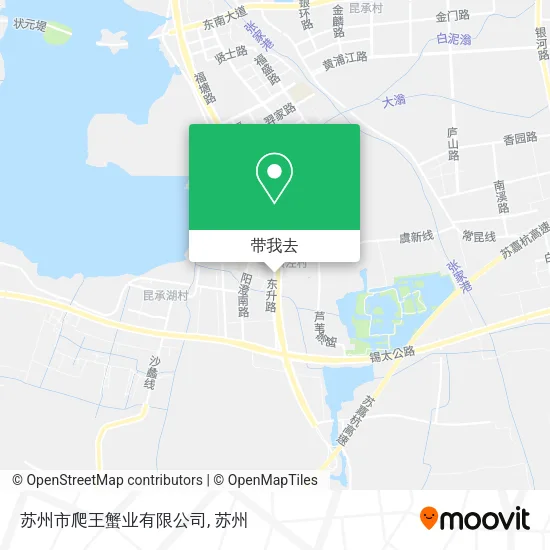 苏州市爬王蟹业有限公司地图
