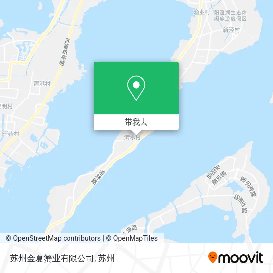 苏州金夏蟹业有限公司地图