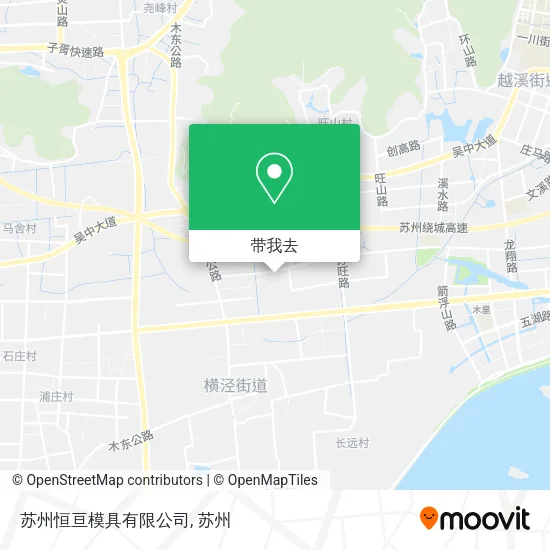 苏州恒亘模具有限公司地图