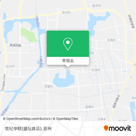 世纪华联(盛坛路店)地图
