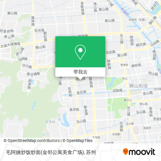 毛阿姨炒饭炒面(金邻公寓美食广场)地图