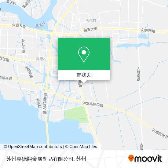 苏州嘉德熙金属制品有限公司地图