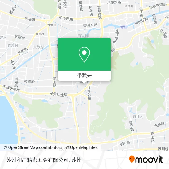 苏州和昌精密五金有限公司地图