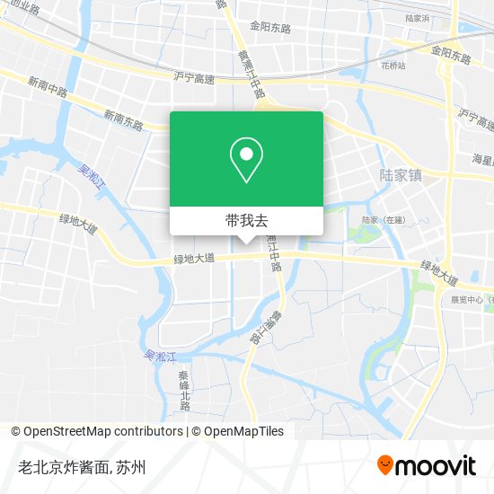 老北京炸酱面地图