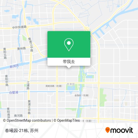春曦园-21栋地图