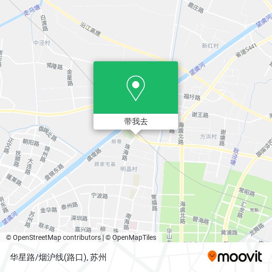 华星路/烟沪线(路口)地图