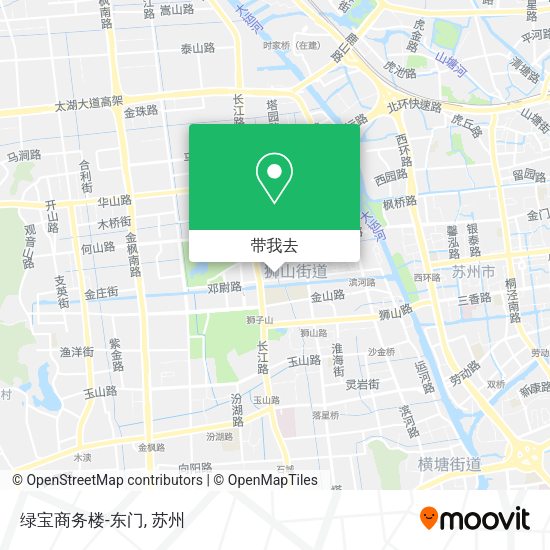 绿宝商务楼-东门地图
