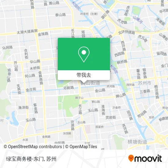 绿宝商务楼-东门地图
