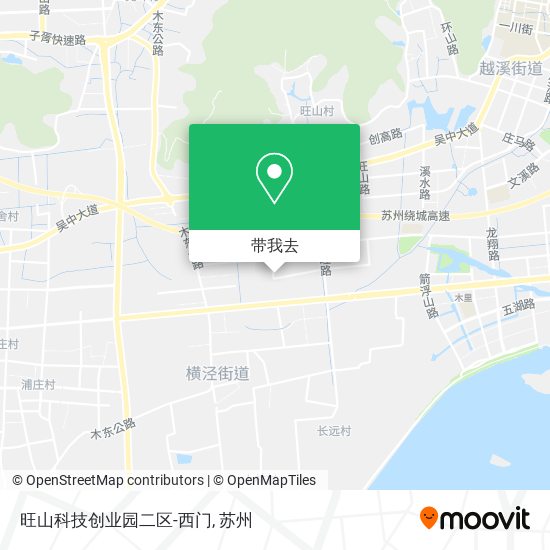 旺山科技创业园二区-西门地图