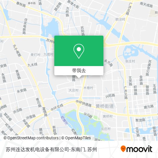 苏州连达发机电设备有限公司-东南门地图