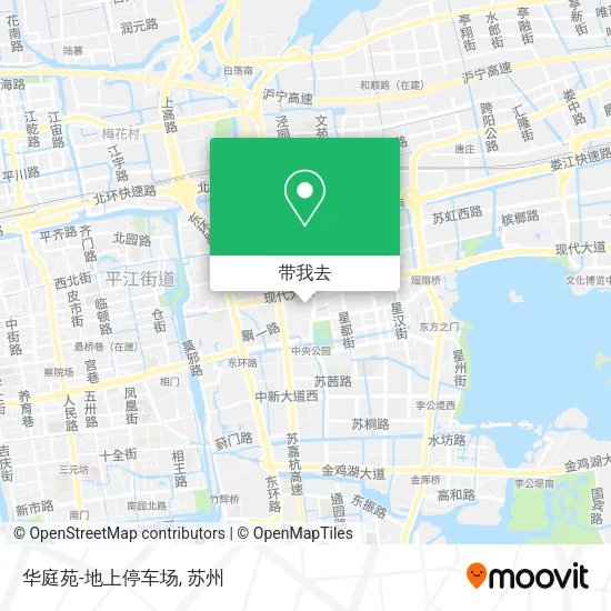 华庭苑-地上停车场地图
