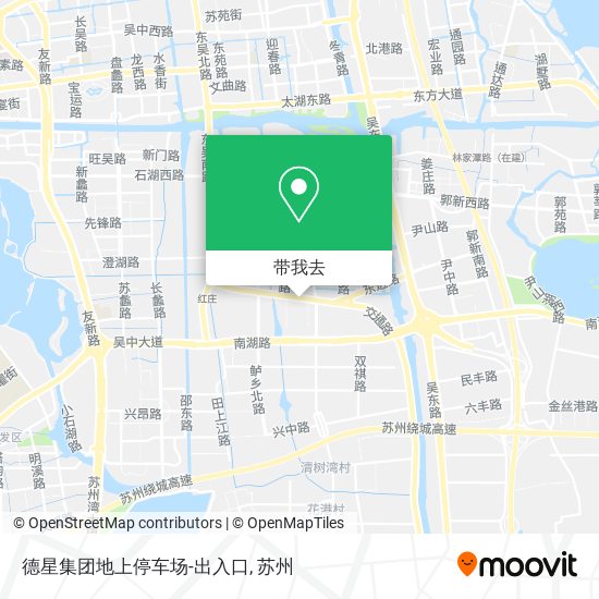 德星集团地上停车场-出入口地图
