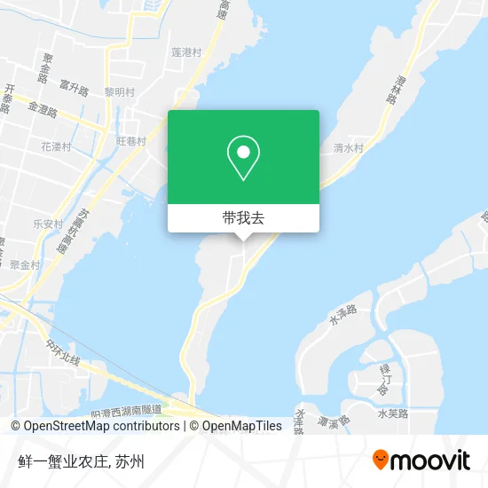 鲜一蟹业农庄地图